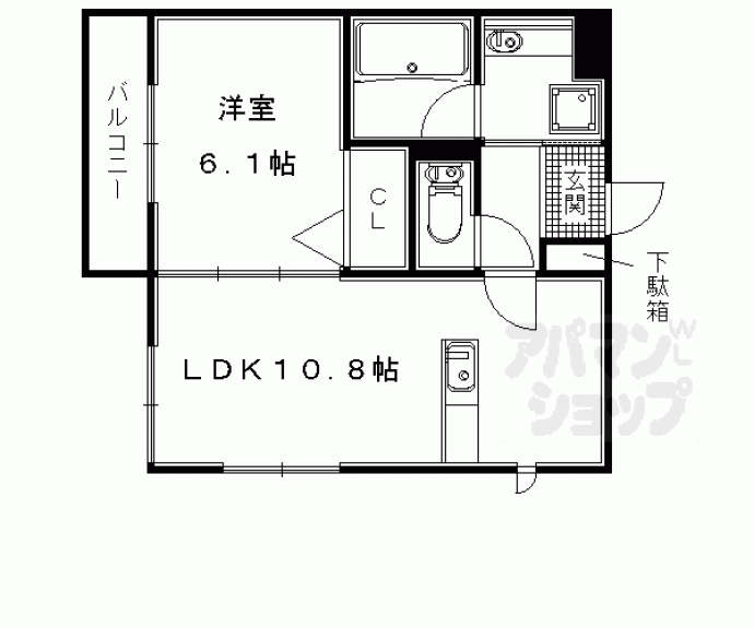 【アイル宇治小倉】間取