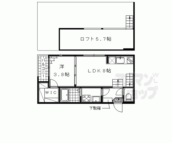 【ハーモニーテラス淀下津町】間取
