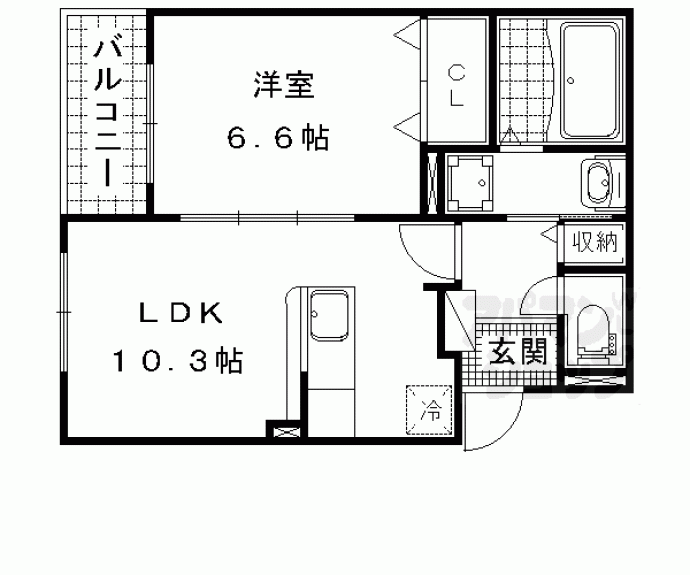 【アネックス久我の杜六番館】間取