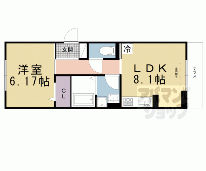 【ウッドステージ桜　壱号館】間取