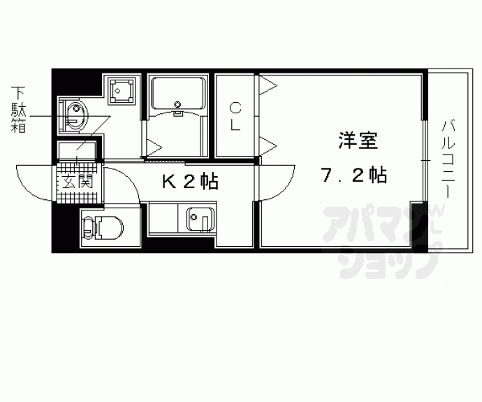 【Apt.くりくま】間取