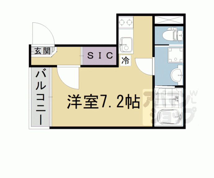 【ハーモニーテラスサンクサン】間取