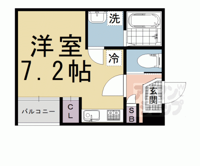 【ハーモニーテラス京都伏見】間取