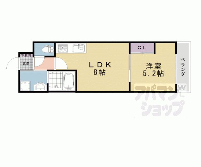 【サクシード藤森】間取