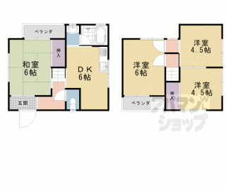 【桃山町西町４－４貸家】