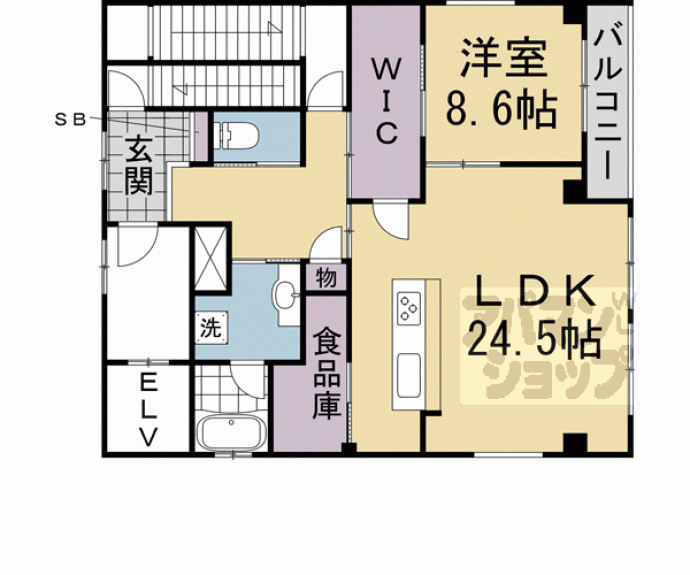 【サクシード伏見京橋】間取