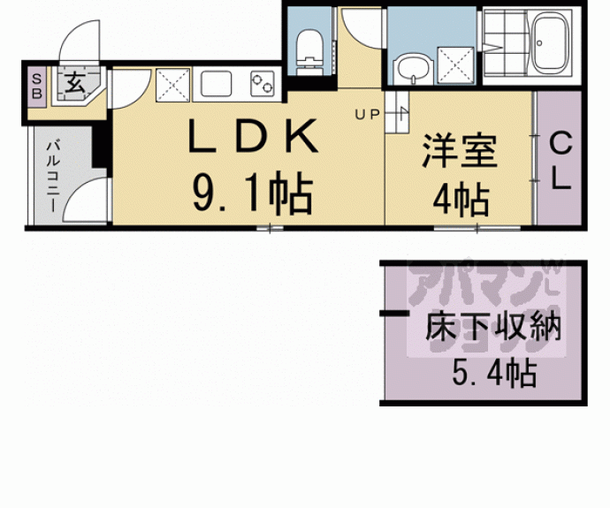 【Ｔｕｊｉｇａｈａｎａ　淀】間取