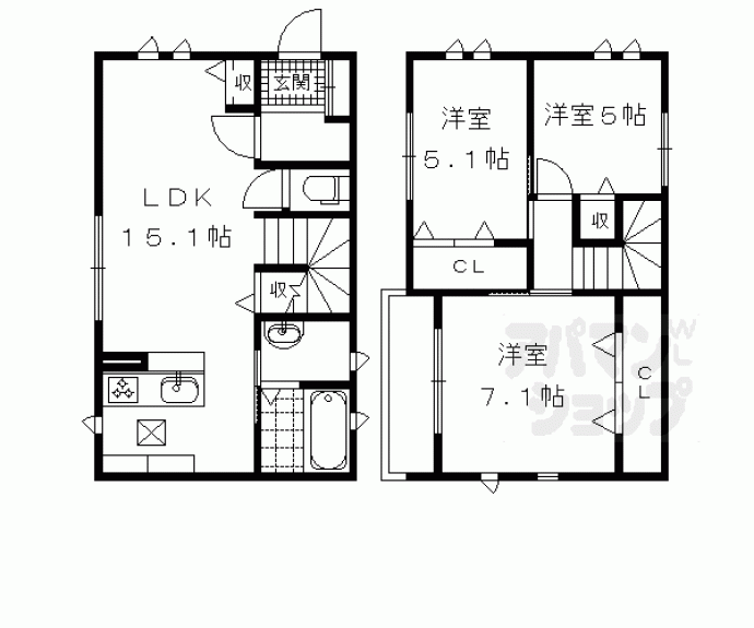【ｃｏｎｆｅｉｔｏ】間取