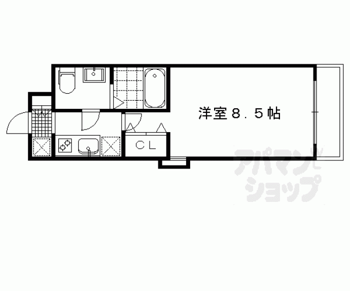 【ルーチェ桃山】間取