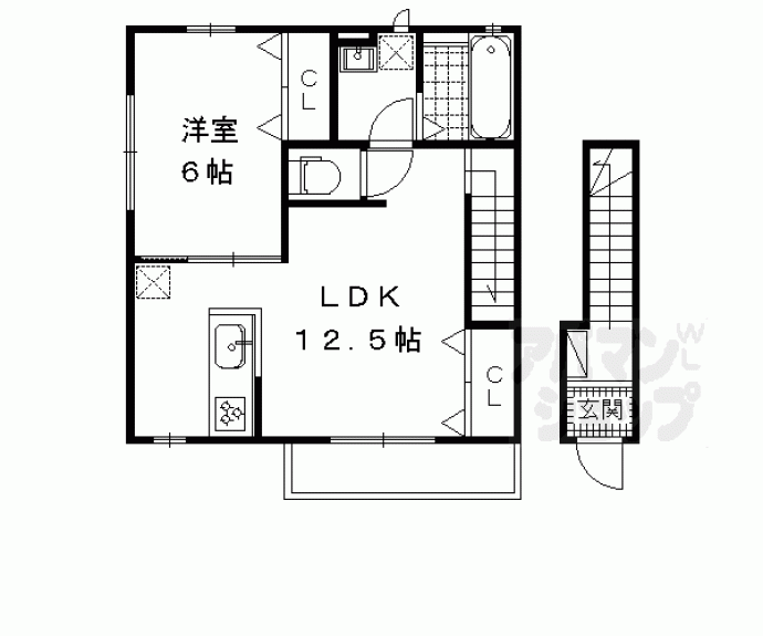 【D-room宇治南山】間取