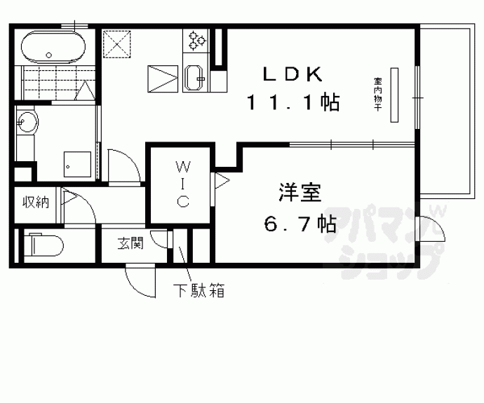 【セジュール神楽田】間取