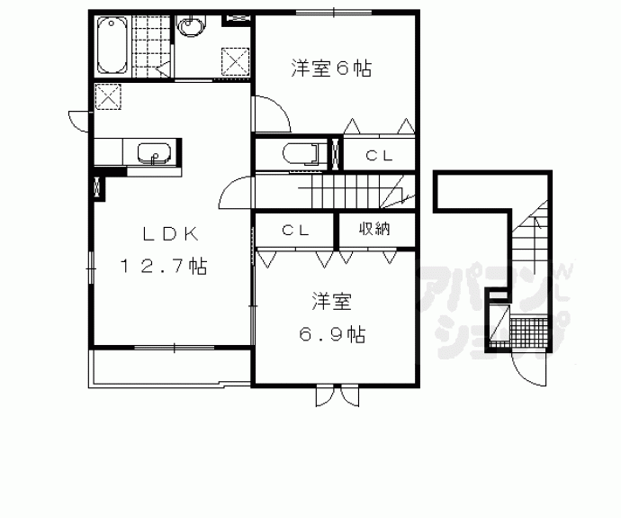 【バンブーアン】間取