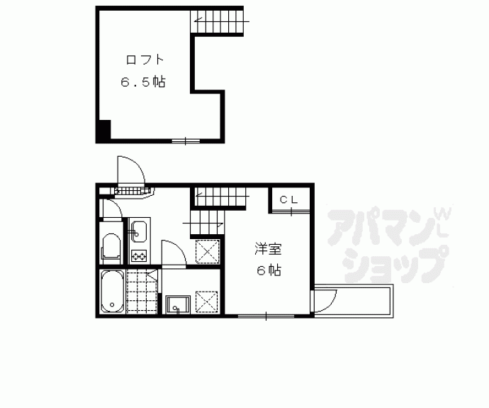 【ハーモニーテラス下神泉苑町】間取