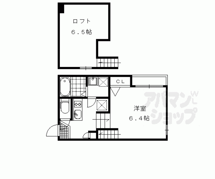 【ハーモニーテラス下神泉苑町】間取