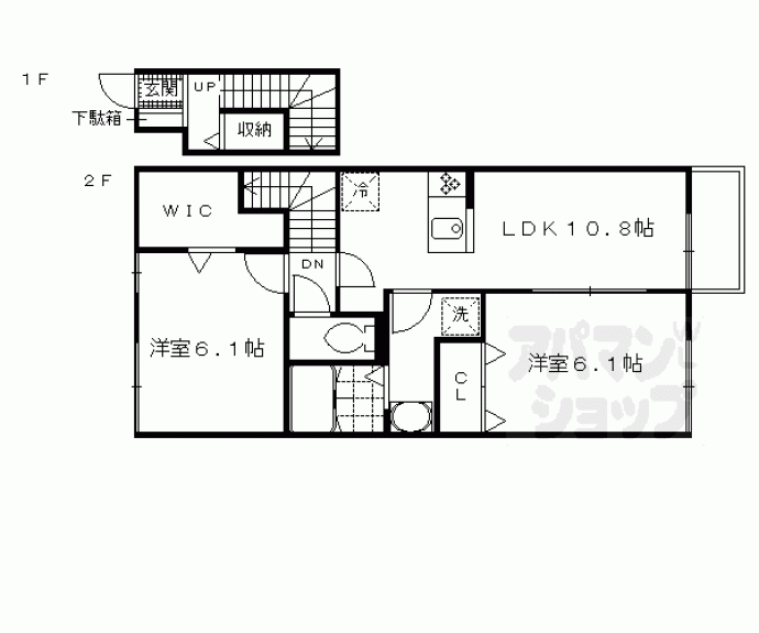 【イルセット　Ａ・Ｂ棟】間取