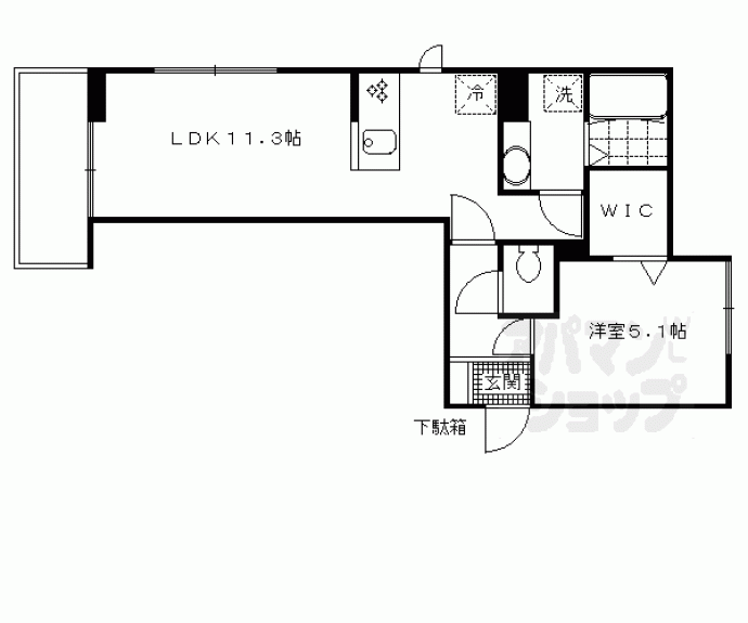 【シューペリアⅡ】間取