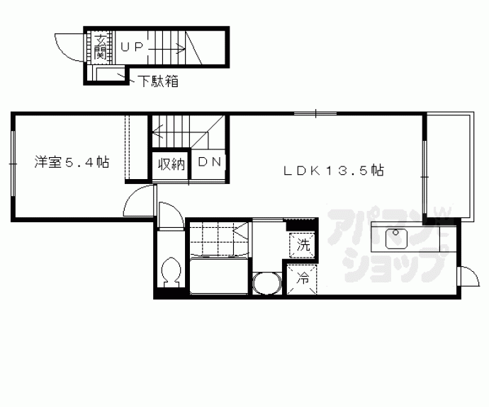 【アマルフィ伏見桃山】間取