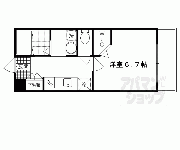 【K’sResidence 伏見桃山】間取