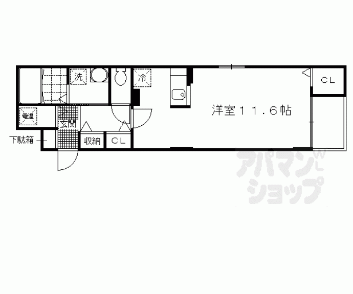 【カルムアビタシオン　宇治伊勢田】間取