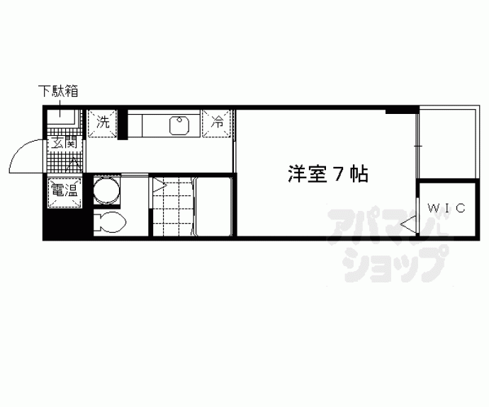 【カルムアビタシオン 宇治伊勢田】間取