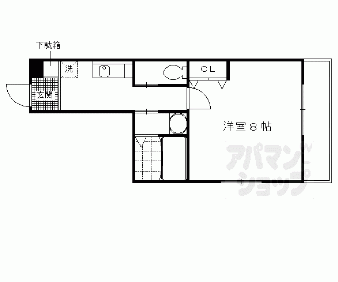 【コモン・スペース藤森】間取