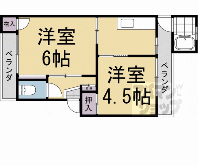【三幸マンション】間取