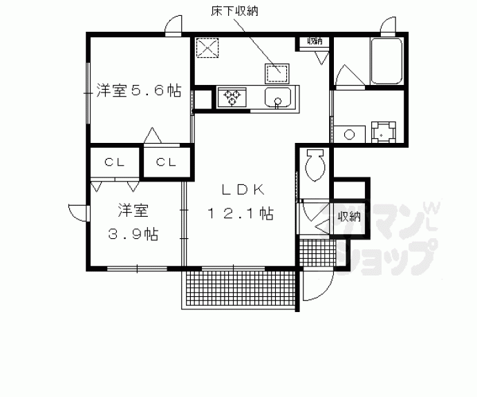 【シャーメゾン グレース】間取