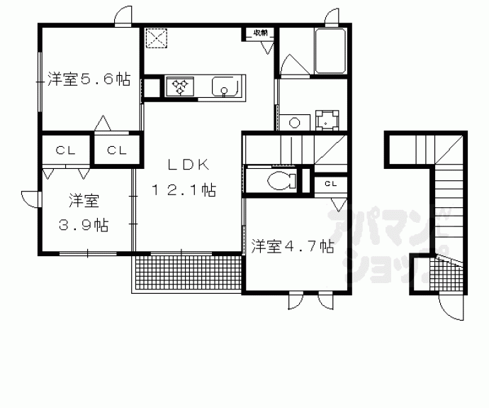 【シャーメゾン グレース】間取