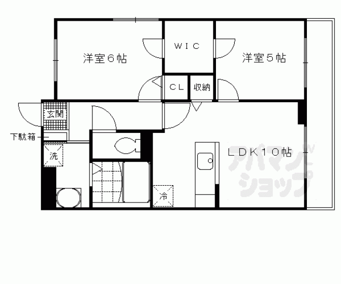 【エトワール桃山Ⅱ】間取
