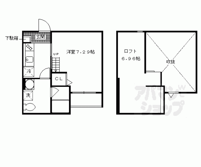 【アコード丹波橋】間取