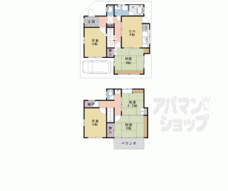 【長岡京市神足３丁目貸家】