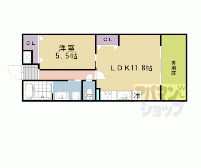 【ボヌール桂】間取