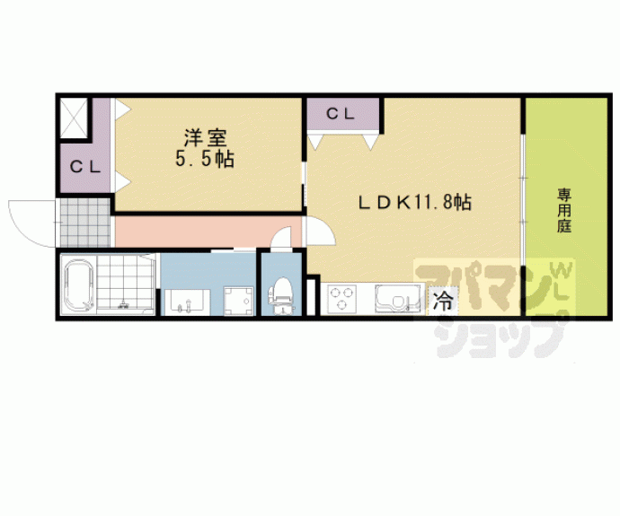 【ボヌール桂】間取