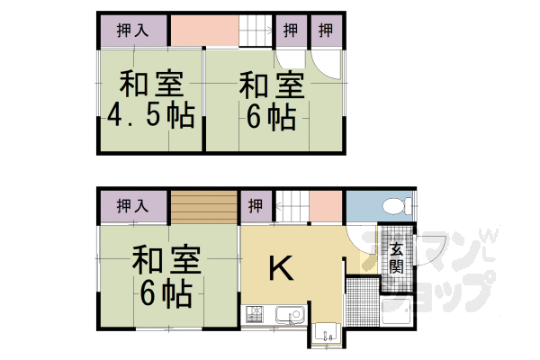 【鶏冠井町荒内貸家２２－１】