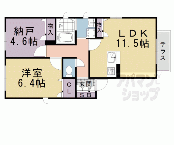 【メイプル俣野】間取