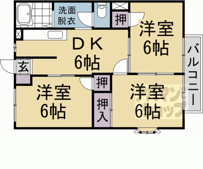 【カーム高木】間取