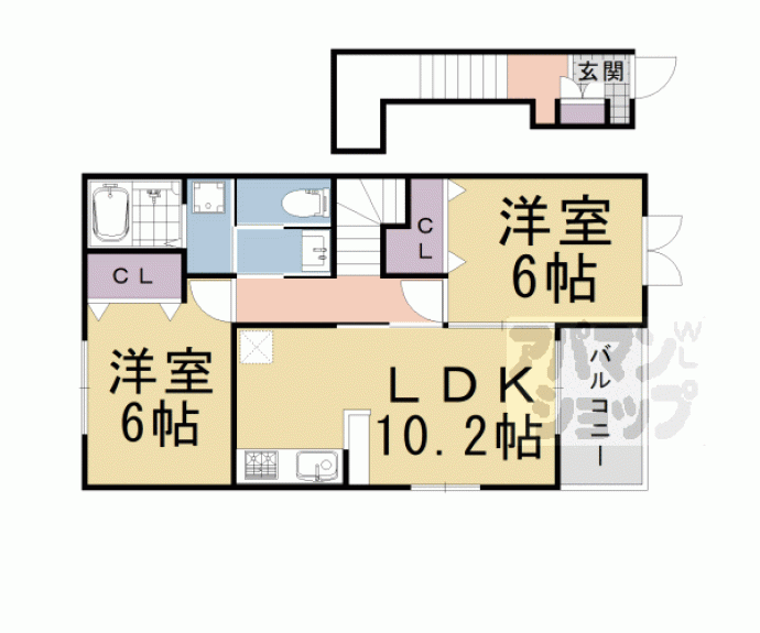 【カーサ・デル・ソーレ】間取