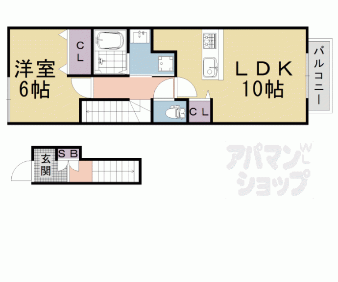 【アニメート shino】間取