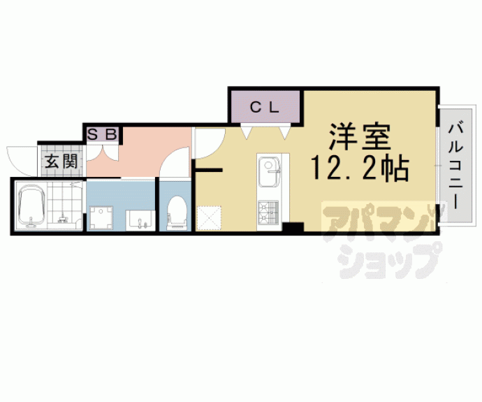 【アニメート　ｓｈｉｎｏ】間取