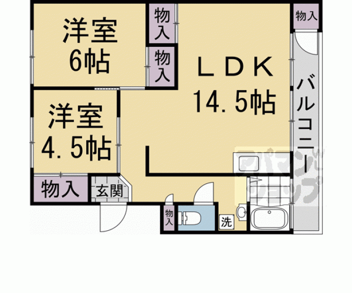 【浅田マンション】間取