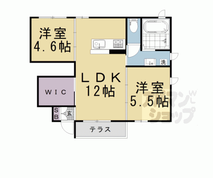 【シャーメゾン馬堀】間取