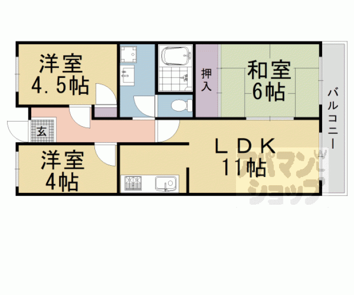 【アーバンライフ吉祥】間取