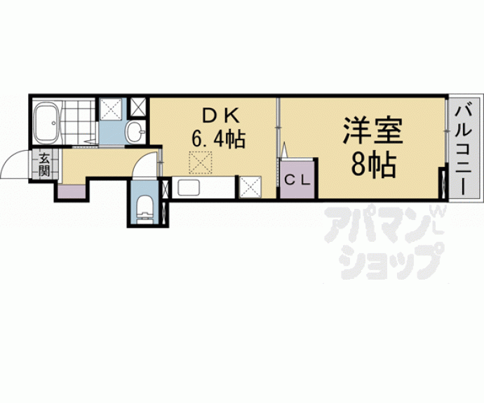 【ノワール　エ　ブラン】間取