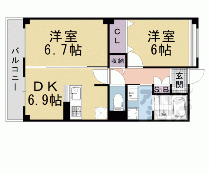 【ベルフリーデ】間取