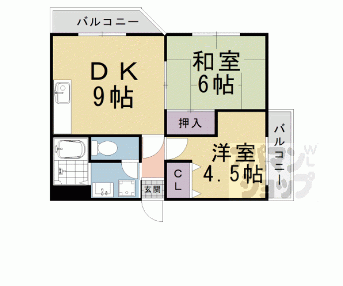 【カーディフ山田】間取