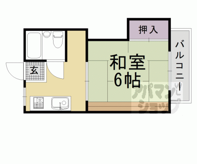 【山田マンション】間取