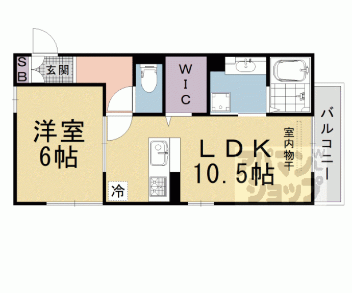 【パインコート】間取