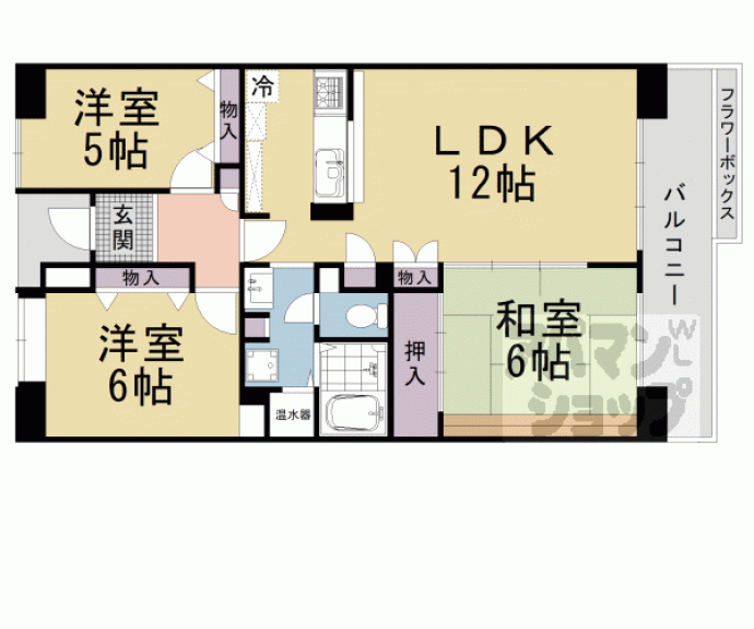 【メルサンテかめおか】間取