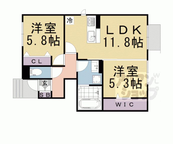 【セジュール・ヒロ】間取