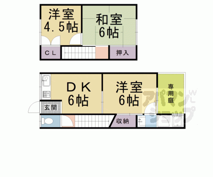 【森本町前田９貸家】間取